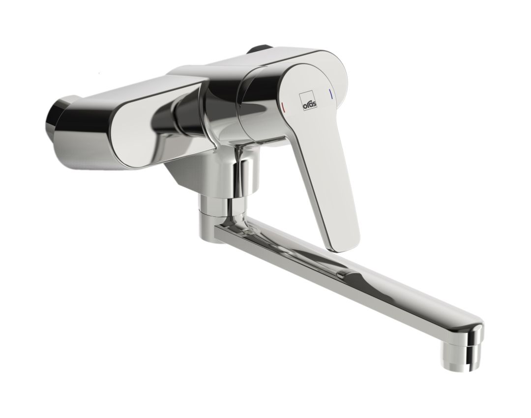 Oras Saga mitigeur de cuisine murale chrome 3937