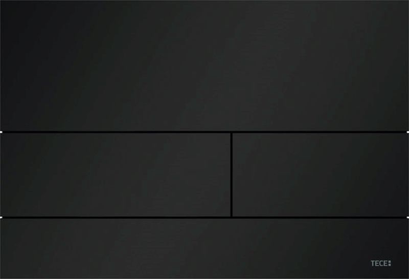 Tece Square II bouton de chasse d'eau pour WC noir 9.240.833