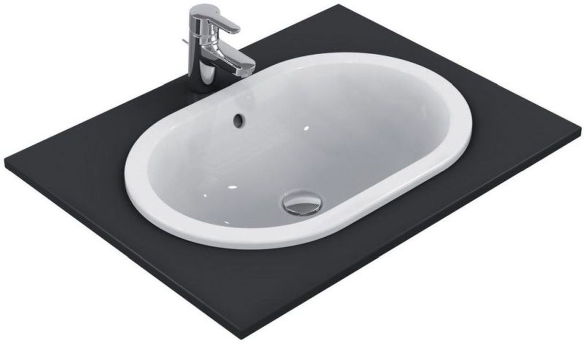 Ideal Standard Connect lavabo 62x41 cm ovale encastrée blanc E504901