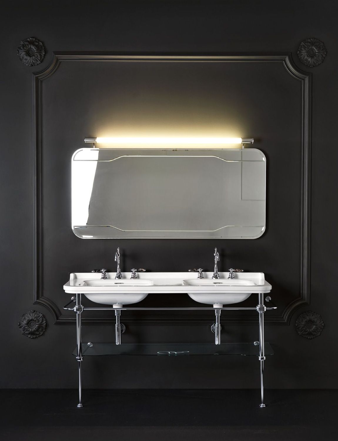 Kerasan Waldorf miroir 150x70 cm rectangulaire 740501