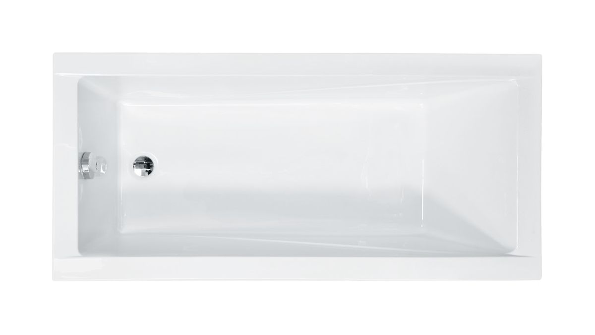 Besco Modern baignoire rectangulaire 160x70 cm blanc #WAM-160-MO