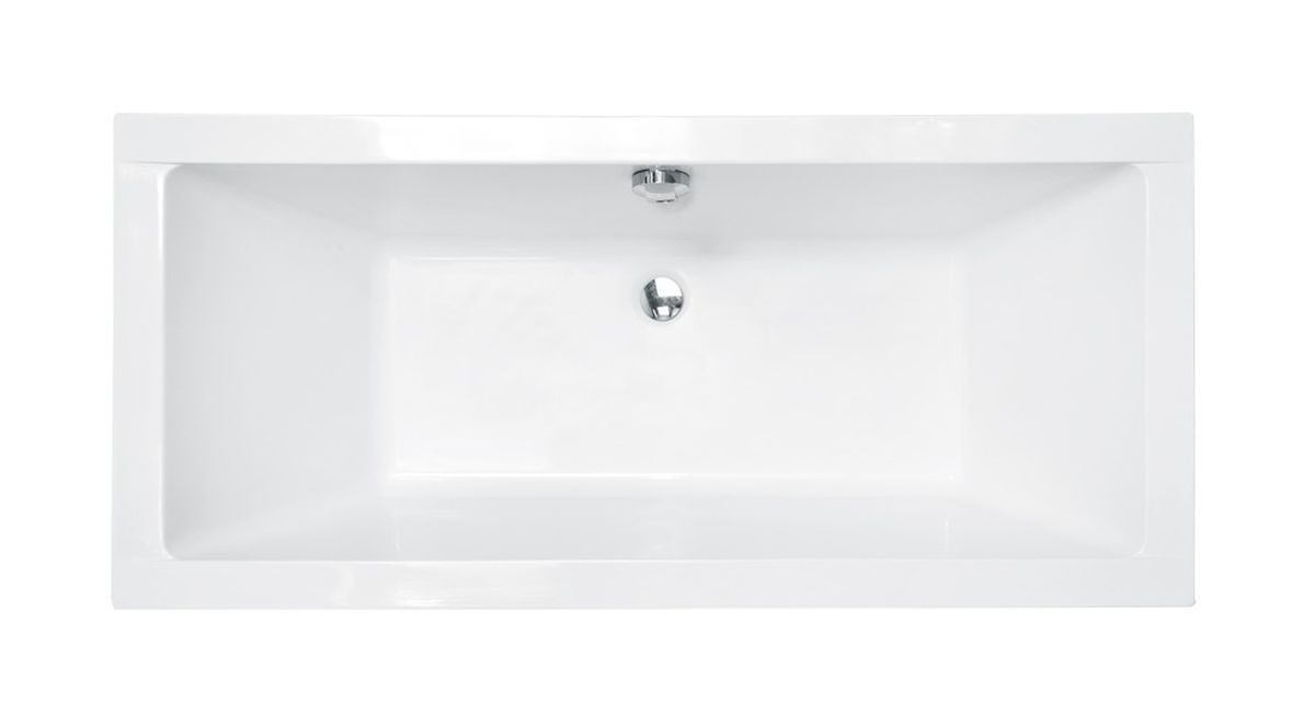 Besco Quadro baignoire rectangulaire 170x75 cm blanc #WAQ-170-PK