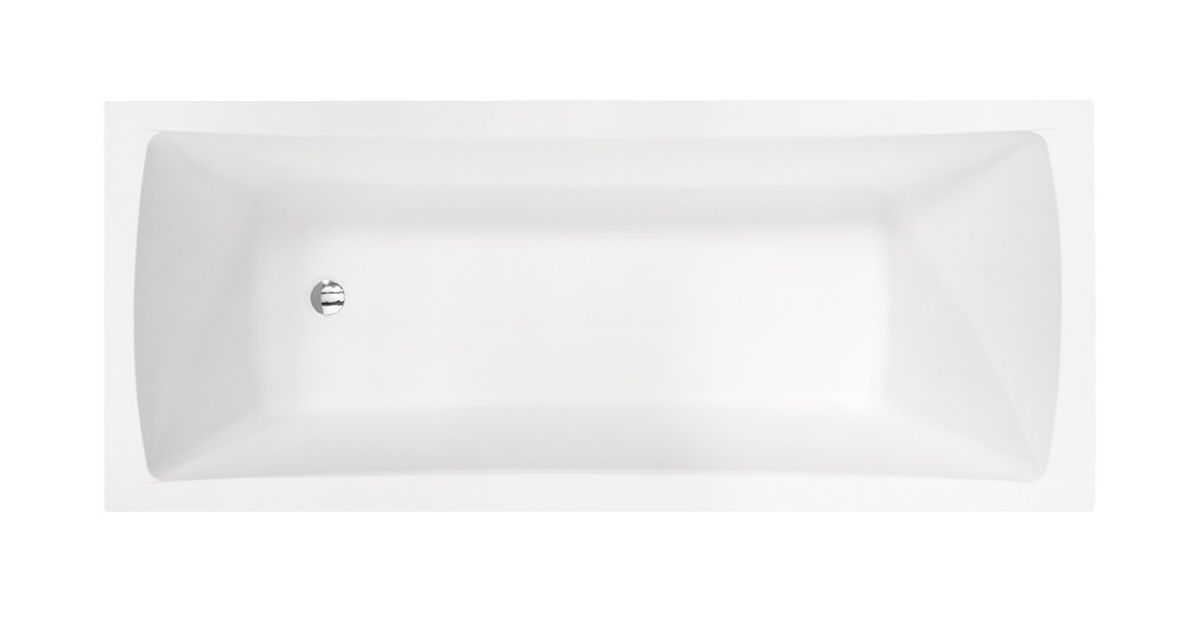 Besco Optima baignoire rectangulaire 170x70 cm blanc #WAO-170-PKP