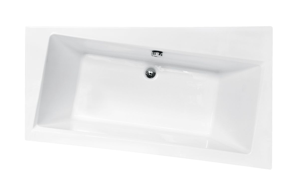 Besco Infinity baignoire d’angle 150x90 cm côté droit blanc #WAI-150-NP