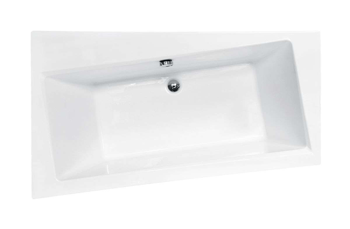 Besco Infinity baignoire d’angle 150x90 cm côté gauche blanc #WAI-150-NL