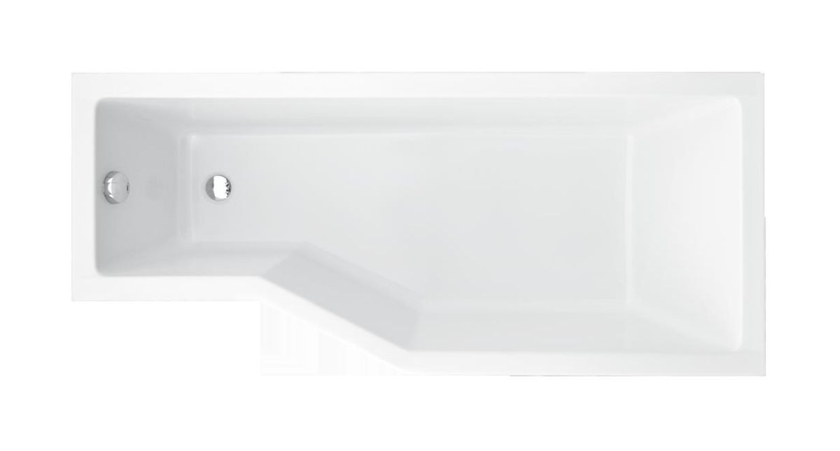 Besco Integra baignoire d’angle 170x75 cm côté droit blanc #WAI-170-PP