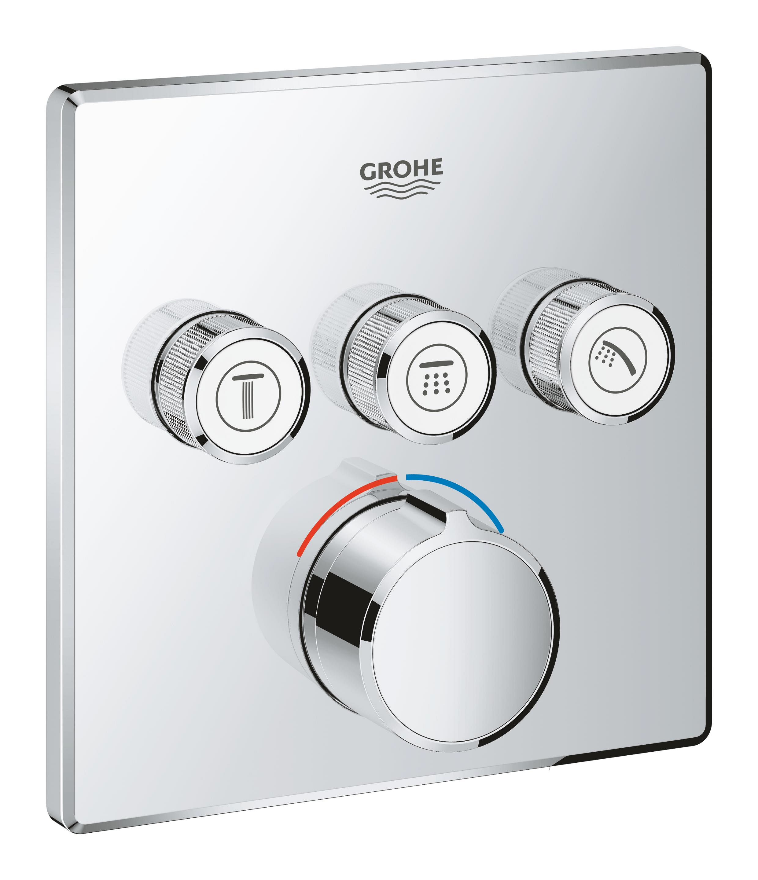 Grohe SmartControl mitigeur bain-douche encastrée StarLight Chrome 29149000