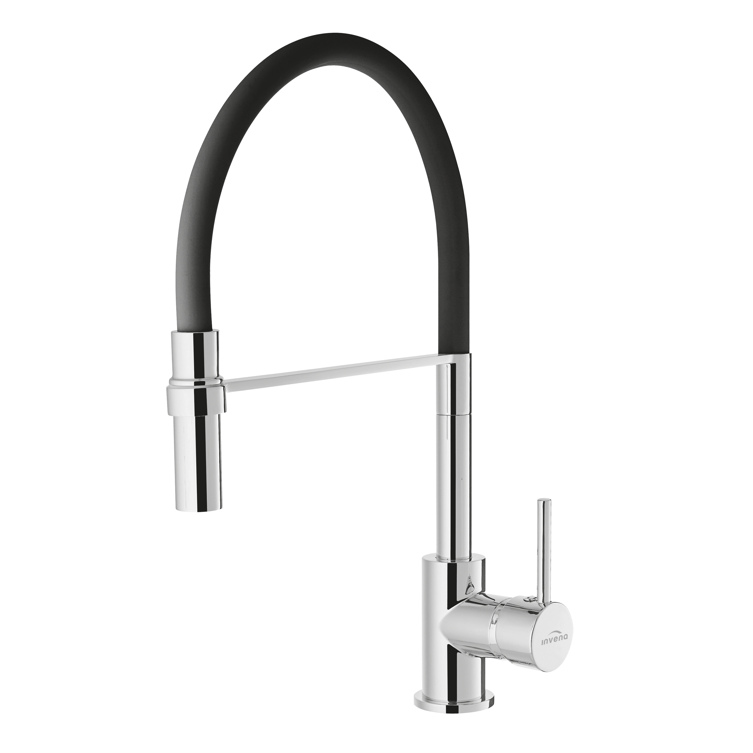 Invena Kameleon mitigeur de cuisine sur pied noir BZ-29-L04