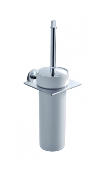 Blue Water Hugo brosse wc à visser chrome-céramique HUG-031