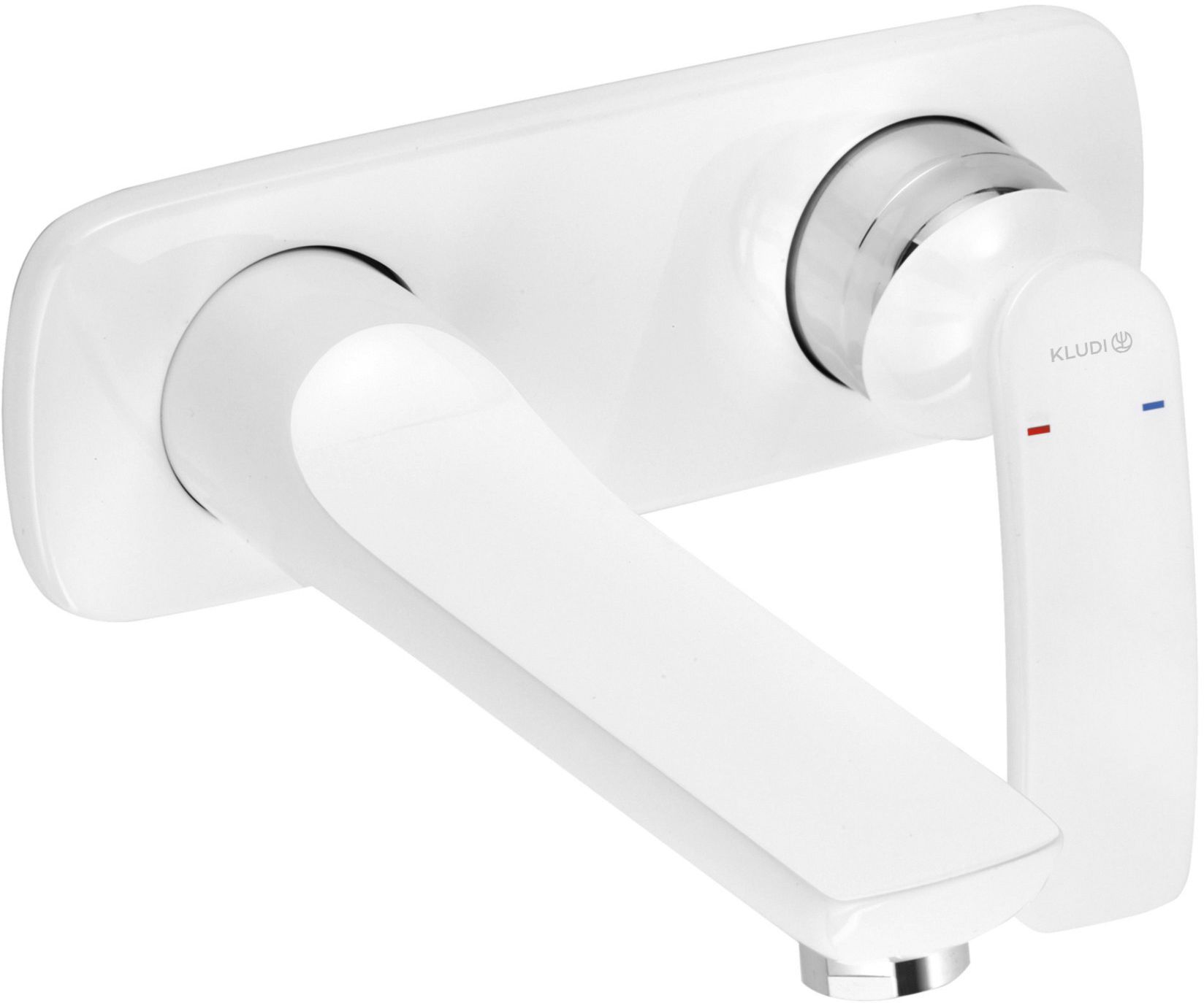 Kludi Balance mitigeur de lavabo encastrée blanc 522469175