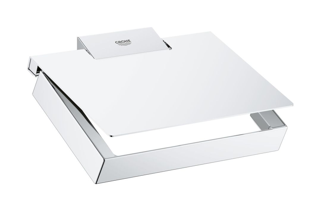 Grohe Selection Cube porte-papier toilette StarLight Chrome 40781000