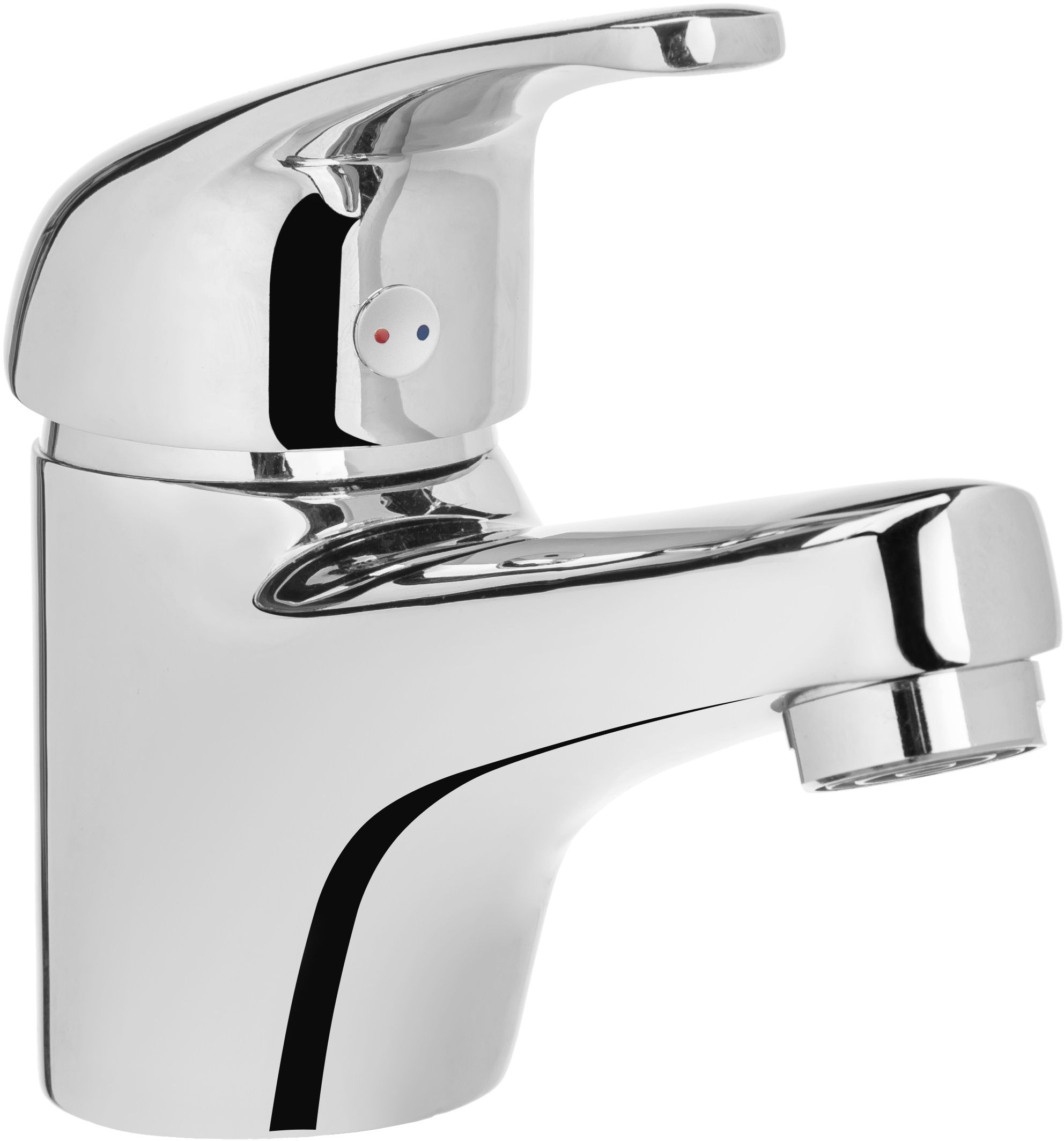 Invena Perea mitigeur de lavabo sur pied chrome BU-05-001
