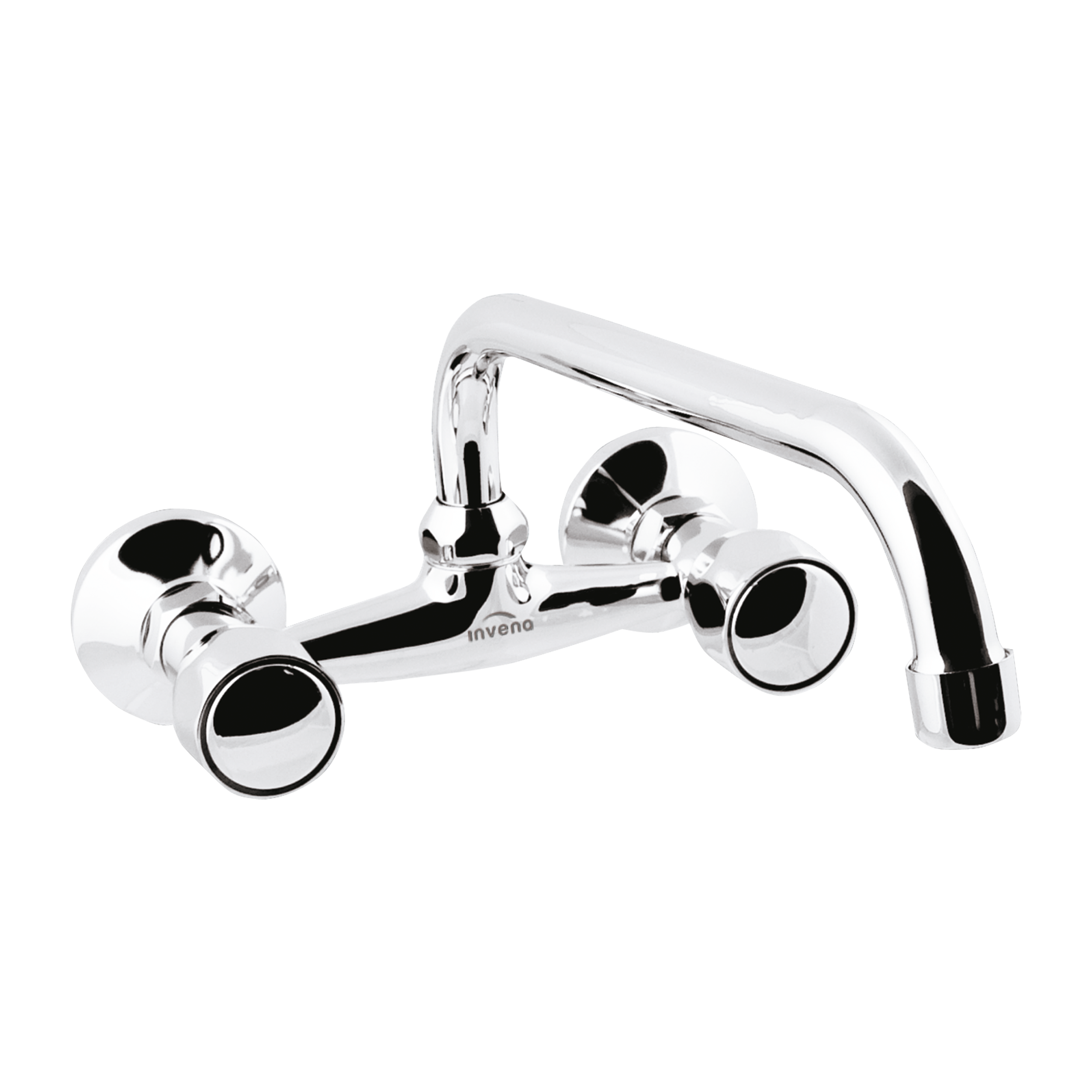 Invena Modena mitigeur de cuisine murale chrome BC-15-F0S