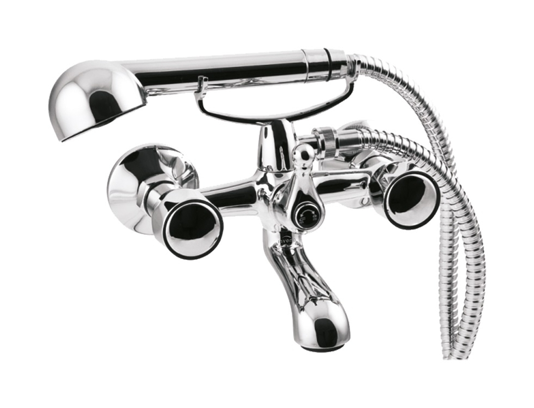 Invena Modena mitigeur bain-douche murale chrome BW-11-F0S