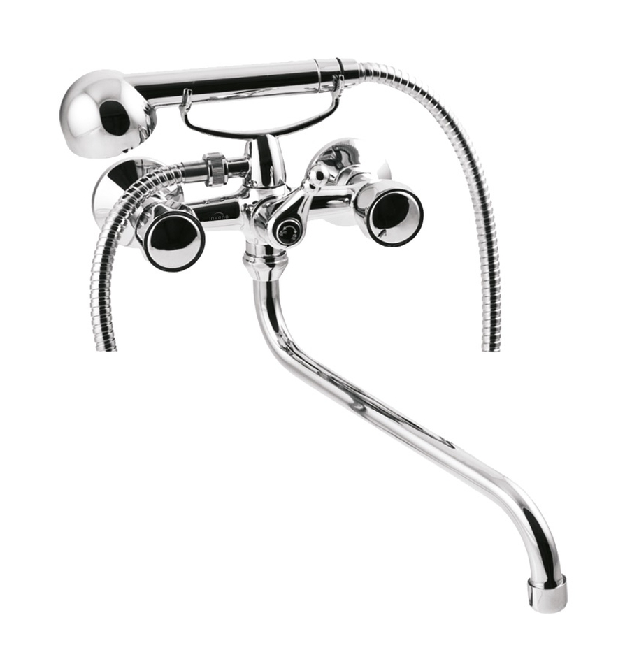 Invena Modena mitigeur bain-douche murale chrome BW-14-F0S