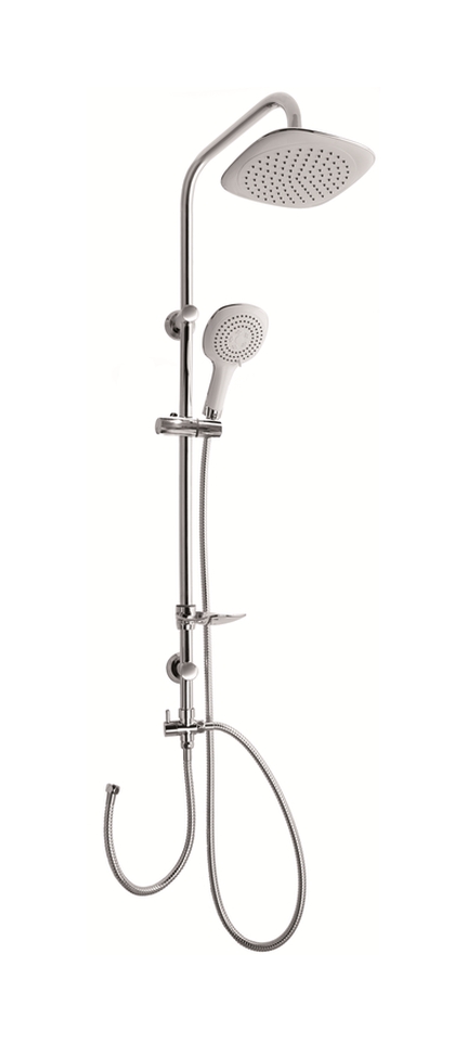Invena Elea ensemble de douche mural oui chrome AU-82-001