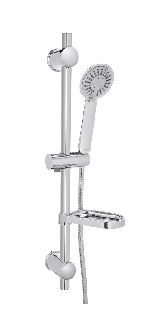Invena Fresco ensemble de douche mural chrome AU-86-NAT