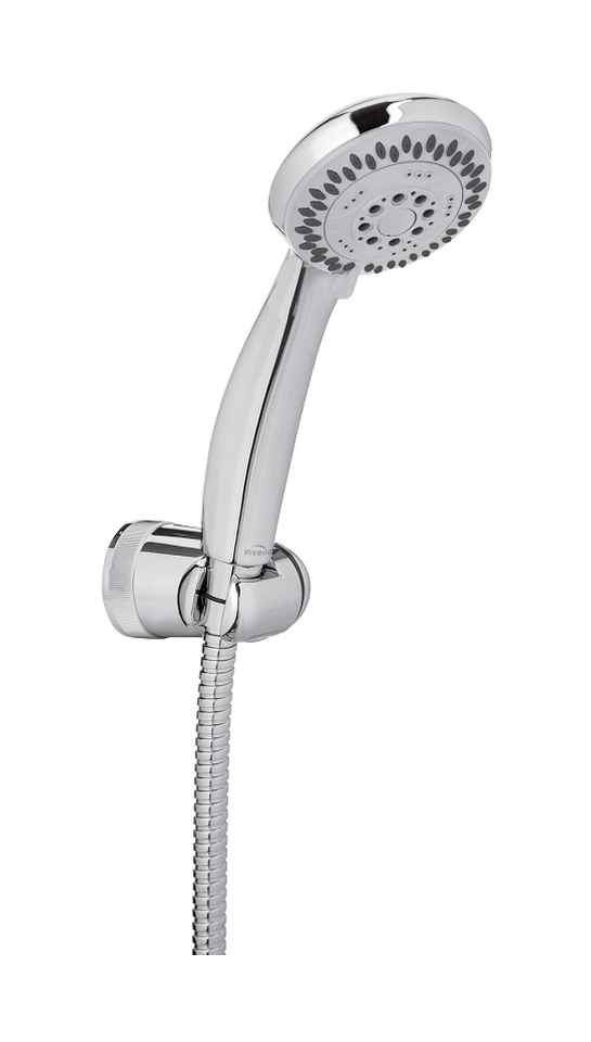 Invena Esla ensemble de douche mural chrome-blanc AU-94-M01
