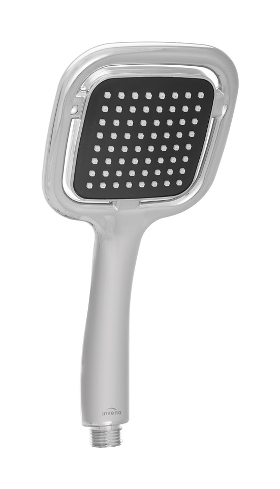 Invena Islay pommeau de douche chrome-noir AS-88-001