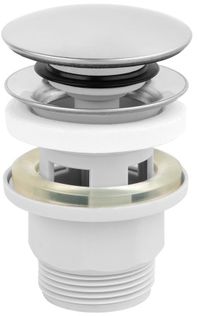 Invena bonde de lavabo chrome SC-B1-029