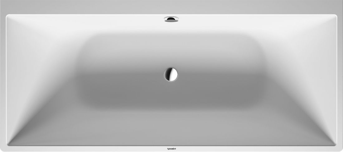 Duravit DuraSquare baignoire murale 180x80 cm rectangulaire blanc 700429000000000