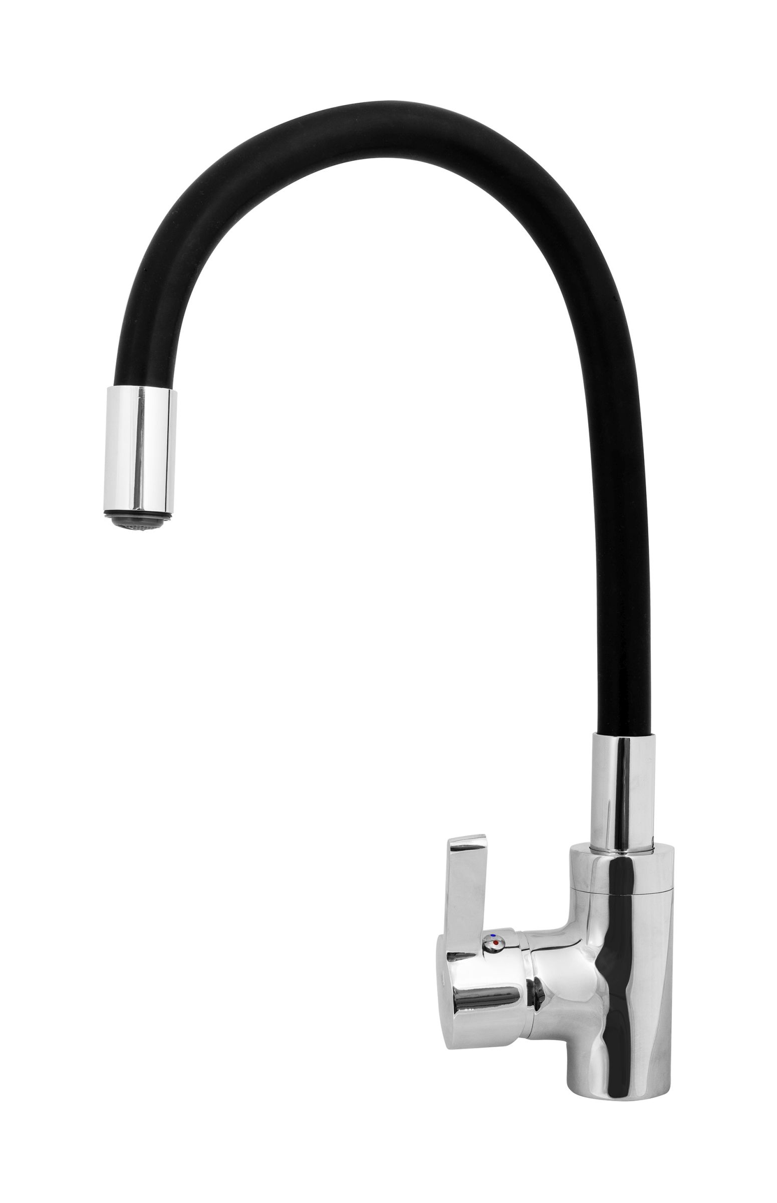 Pyramis Flessi mitigeur de cuisine sur pied noir 090919638