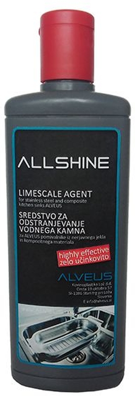 Alveus Allshine produit nettoyant pour éviers en acier inoxydable et surfaces de cuisine 250 ml 1083829