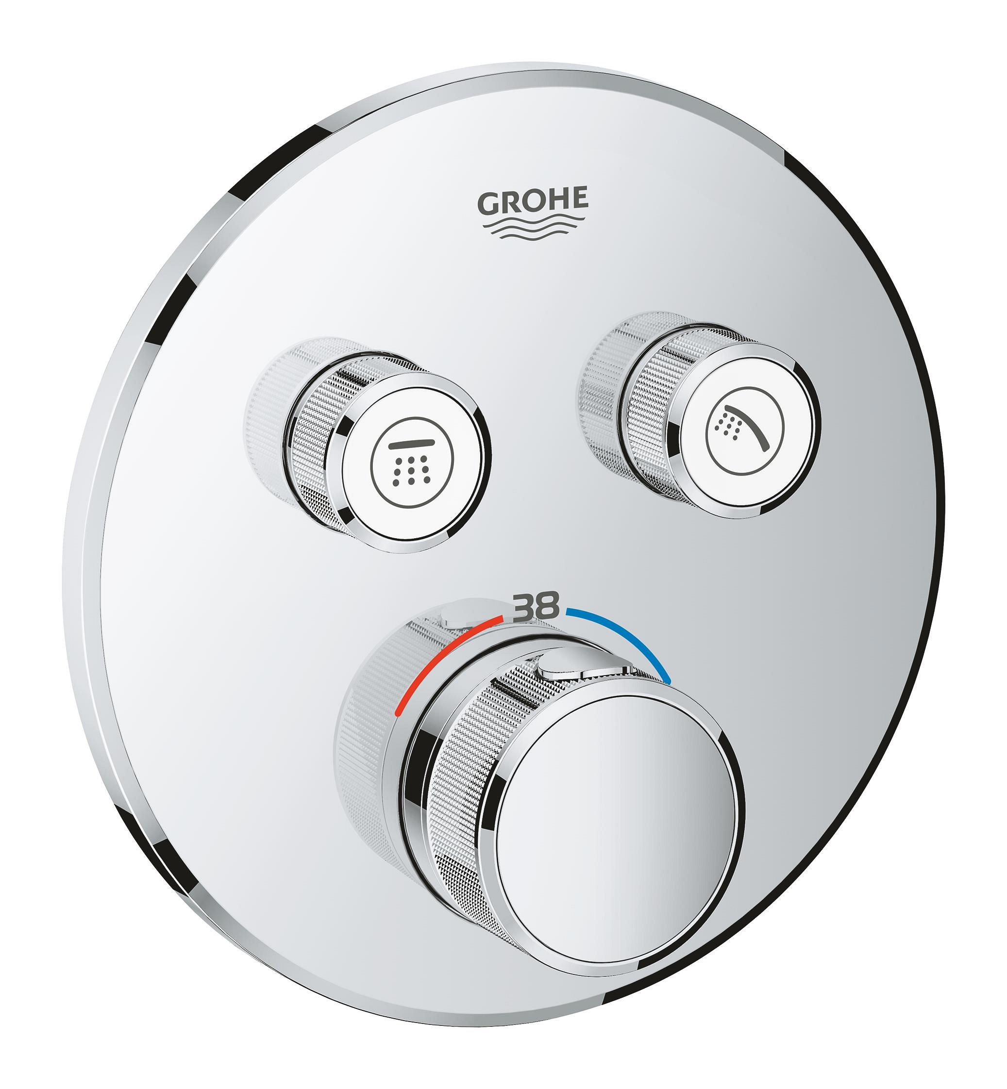 Grohe Grohtherm SmartControl mitigeur bain-douche encastrée oui chrome 29119000