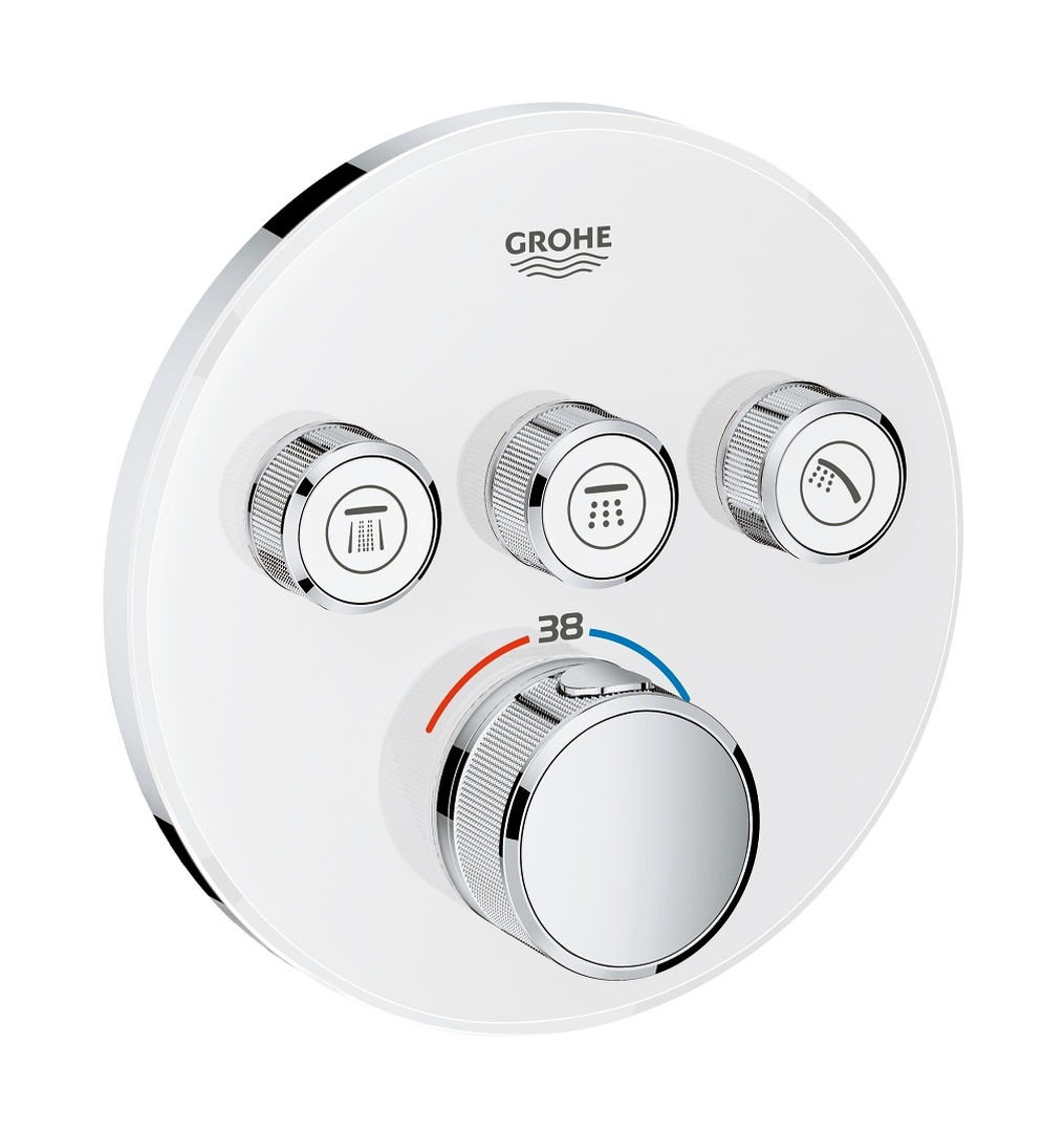 Grohe Grohtherm SmartControl mitigeur bain-douche encastrée oui blanc 29904LS0