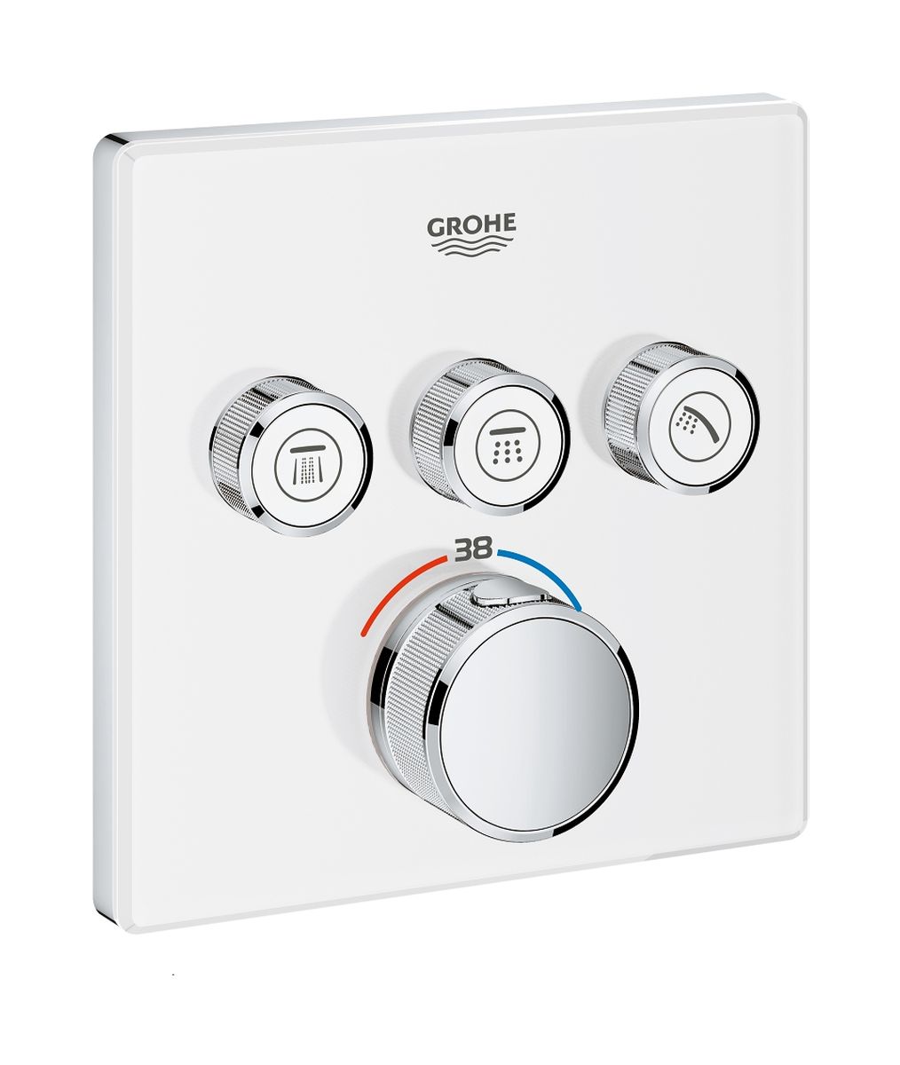 Grohe Grohtherm SmartControl mitigeur bain-douche encastrée oui blanc 29157LS0