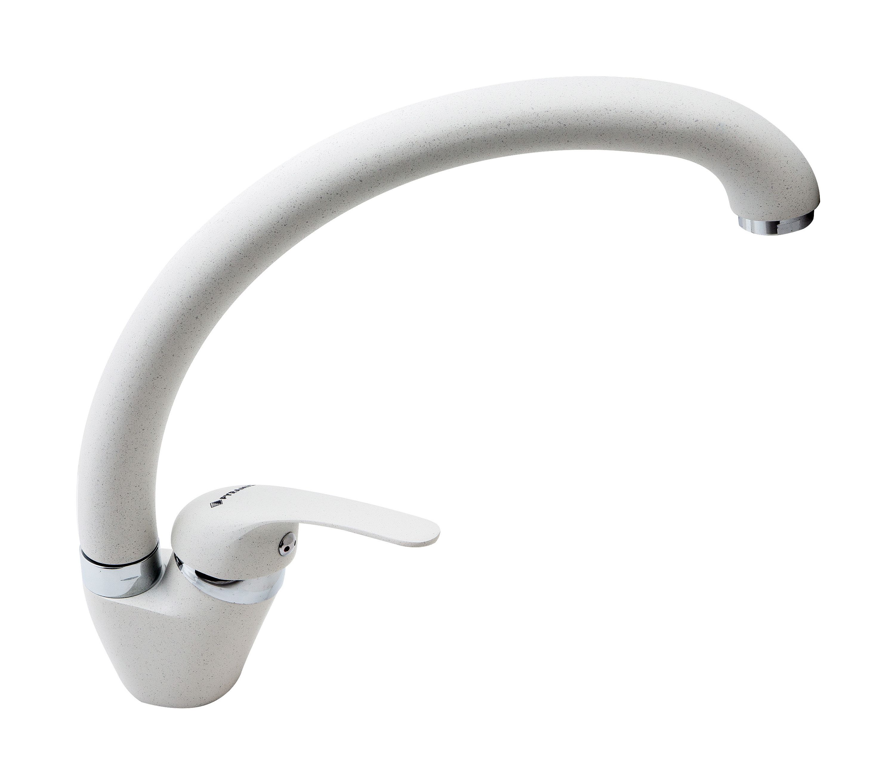 Pyramis Ossia mitigeur de cuisine sur pied blanc 090919001