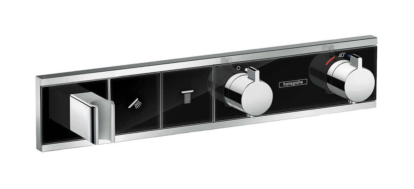 Hansgrohe RainSelect mitigeur bain-douche encastrée oui chrome-noir 15355600
