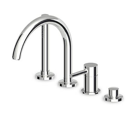 Zucchetti Pan mitigeur bain-douche pour baignoire noir ZP6502.N6