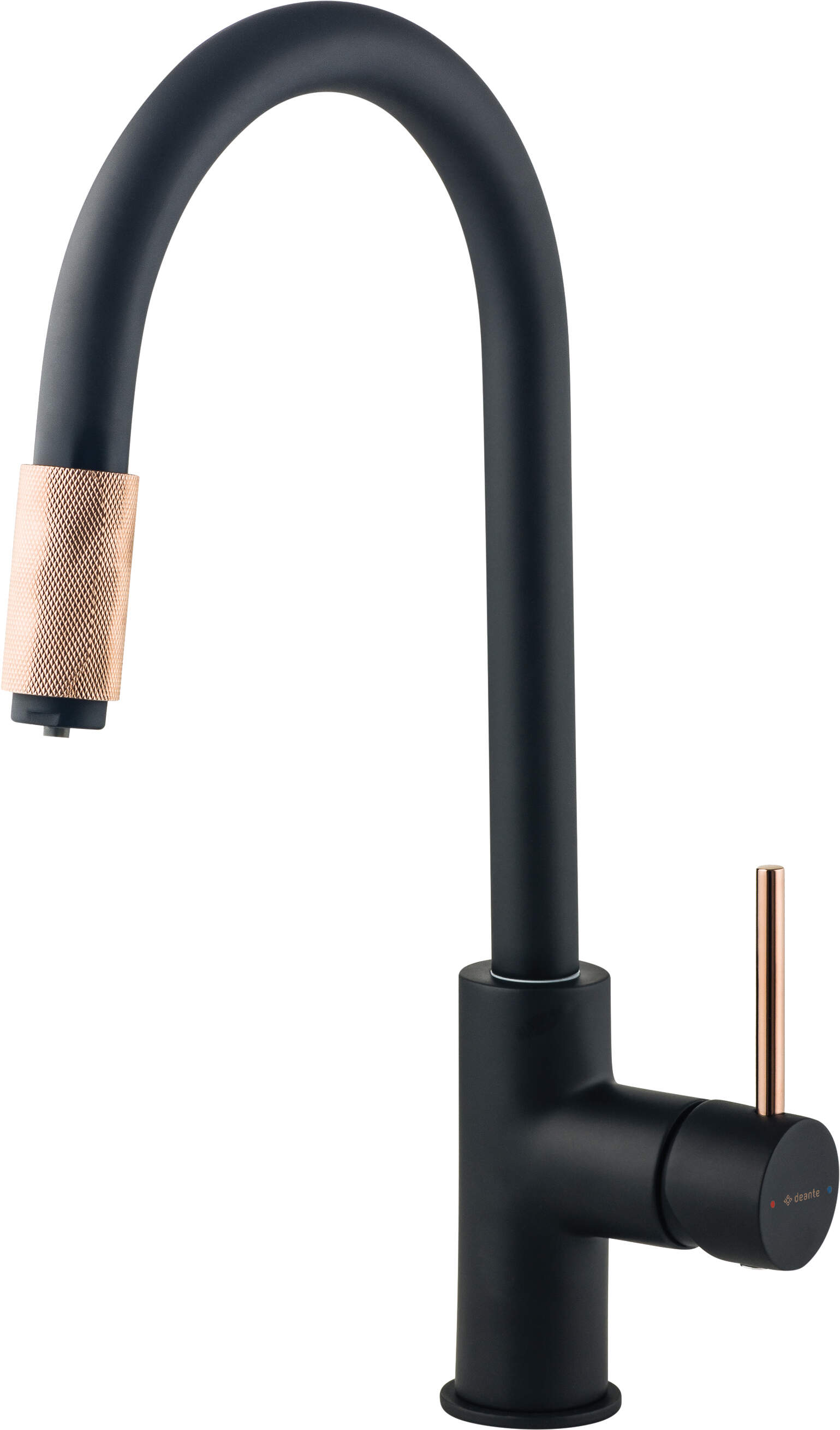 Deante Aster batterie pour filtre à eau sur pied noir-cuivre BCA_B64M