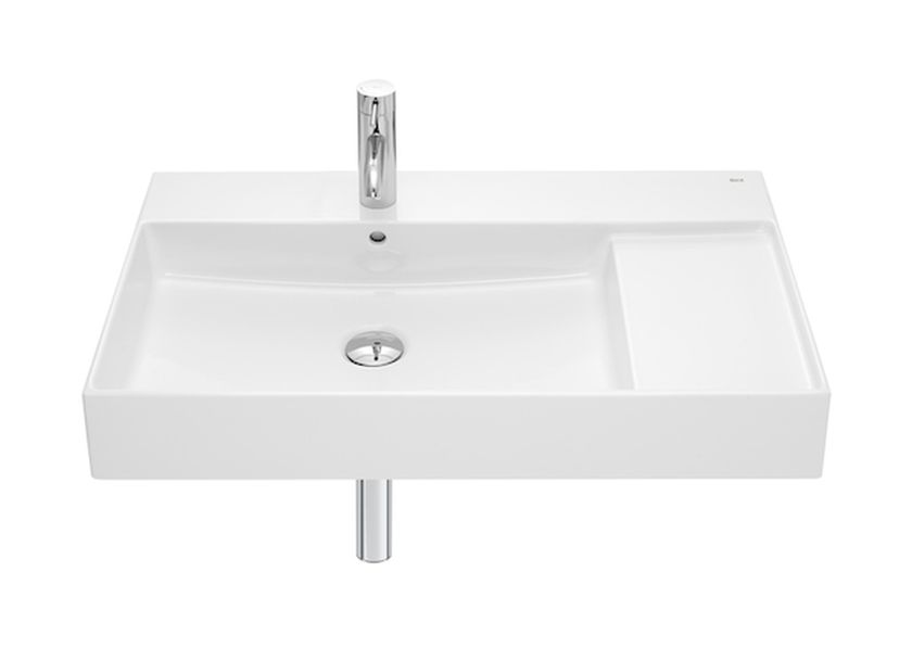 Roca Inspira lavabo 80x49 cm rectangulaire classique blanc brillant A32752B000