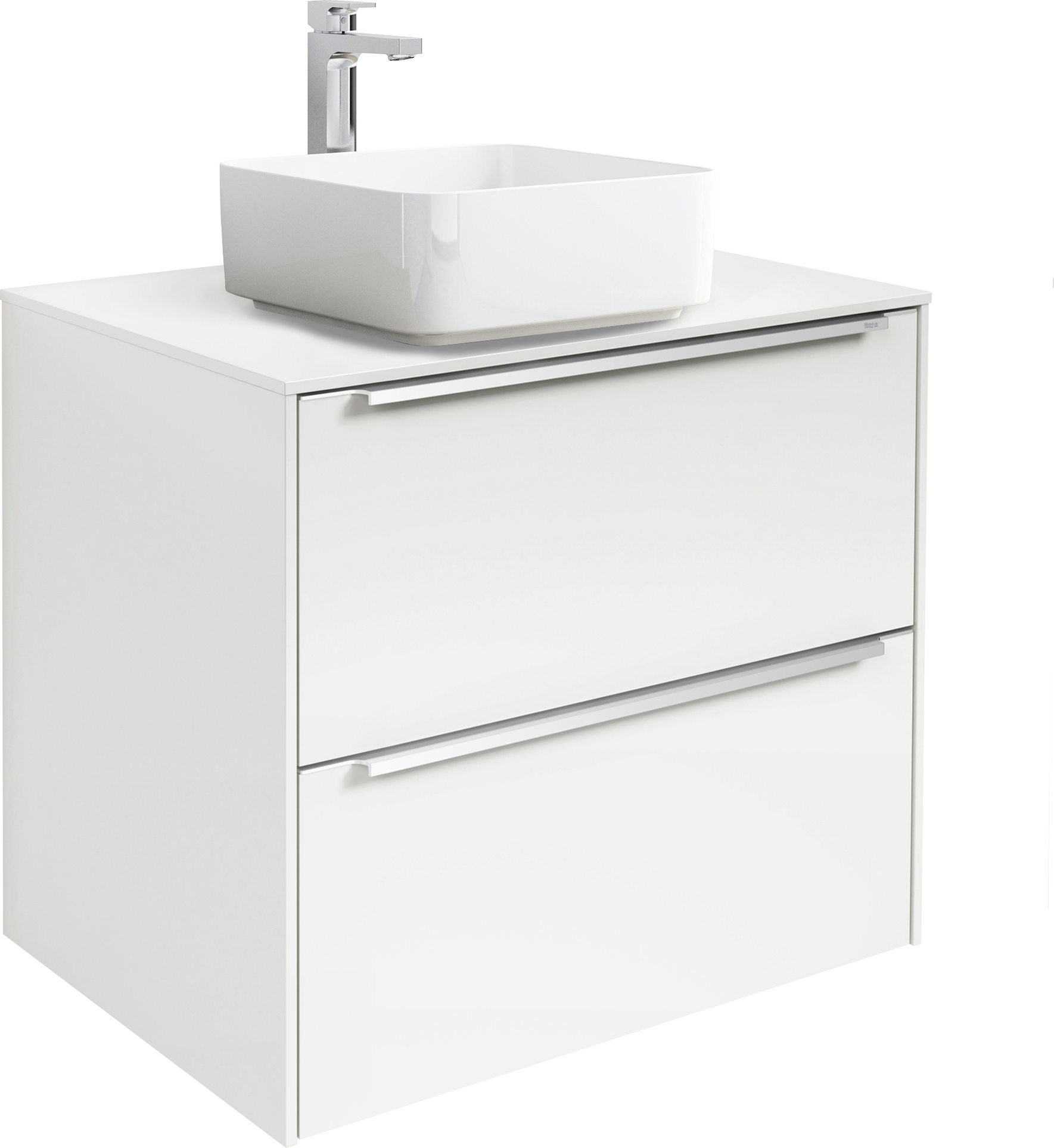 Roca Inspira armoire 60x49.8x55.4 cm sous-lavabo suspendu blanc A851079806