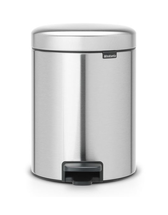 Brabantia NewIcon poubelle 5 l acier-noir 112102