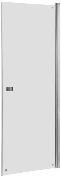 Roca Capital porte de douche 80 cm à ouverture basculante chrome brillant/verre transparent AM4708012M