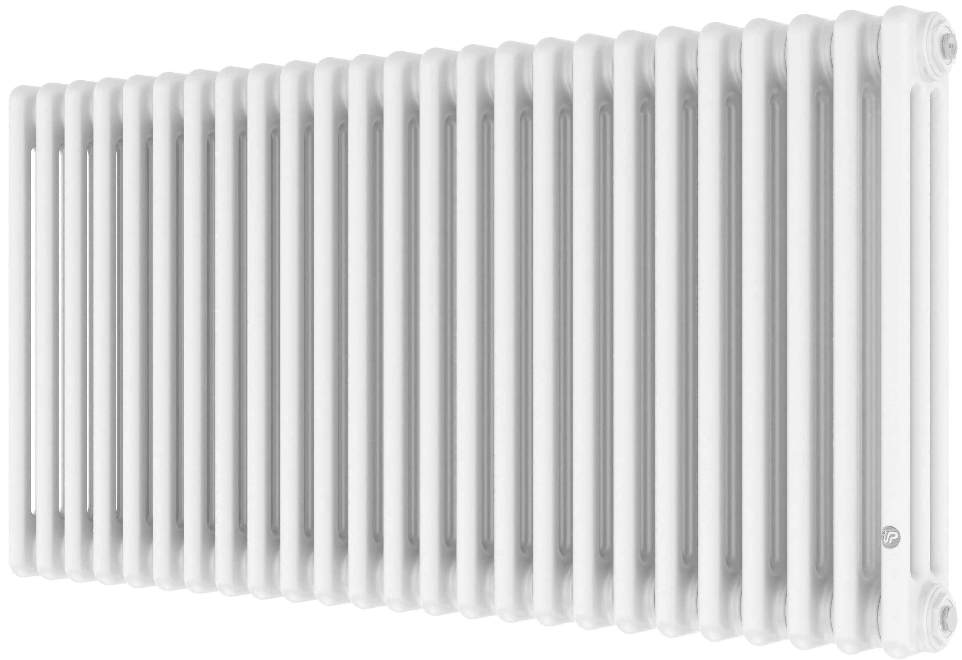 Instal Projekt Tubus 3 radiateur d’intérieur 57x114.5 cm podłączenie inférieur blanc TUB3-050/25V