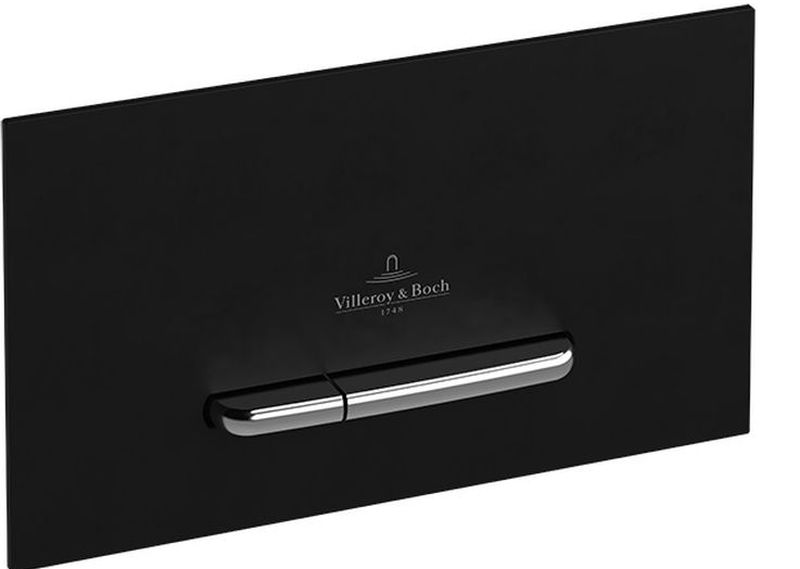 Villeroy & Boch ViConnect bouton de chasse d'eau pour WC noir 922169AN