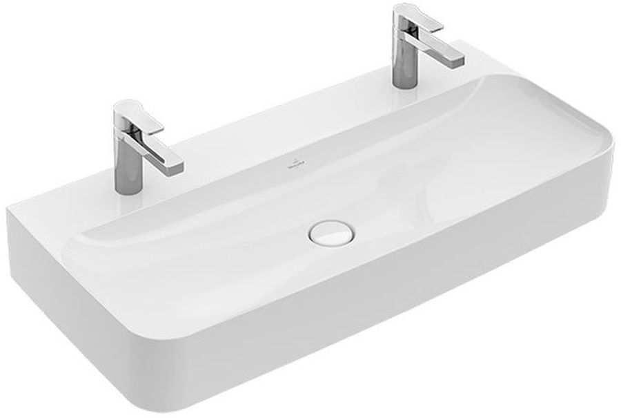 Villeroy & Boch Finion lavabo 100x47 cm rectangulaire classique-de meuble blanc 41681LR1