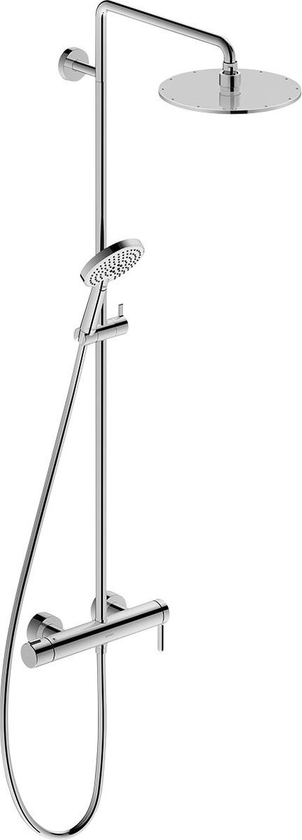 Duravit C.1 ensemble de douche mural oui chrome C14280007010