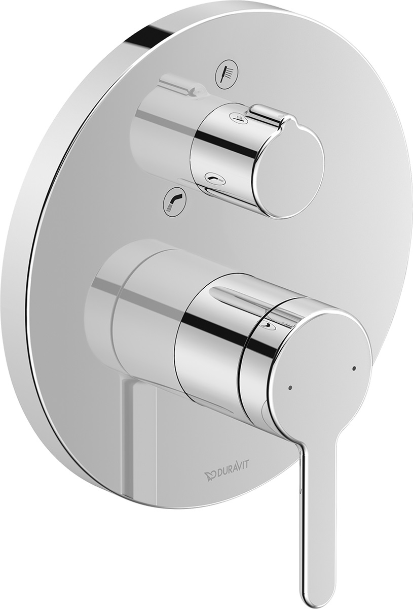 Duravit C.1 mitigeur bain-douche encastrée chrome C15210018010