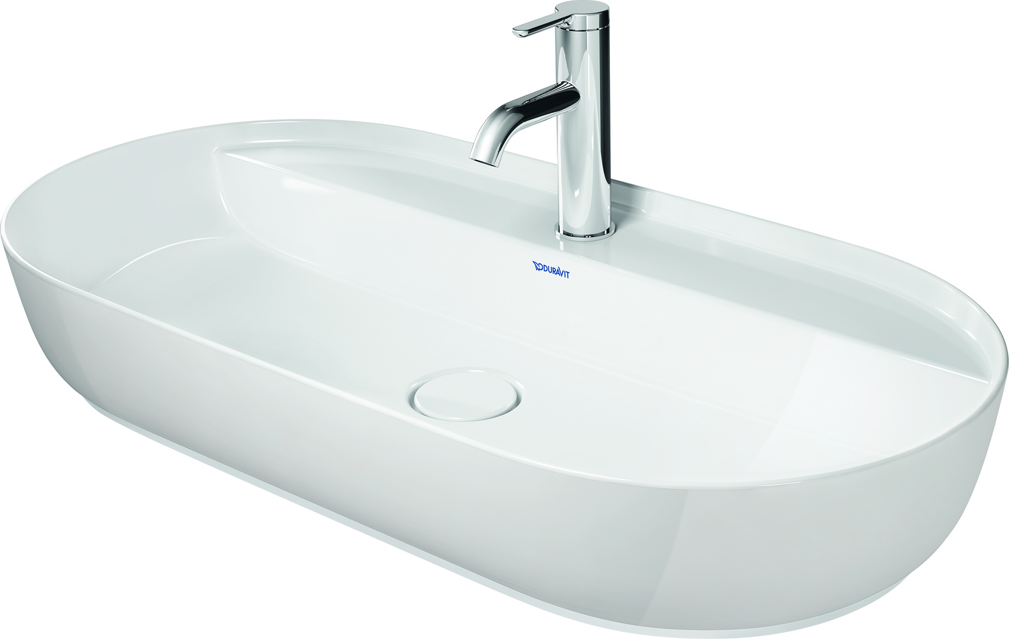 Duravit Luv lavabo 80x40 cm ovale à poser blanc 0380800000