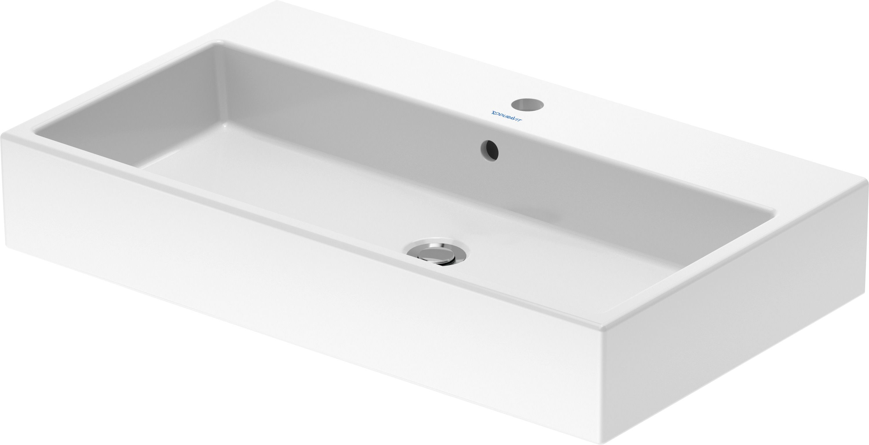 Duravit Vero Air lavabo 80x47 cm rectangulaire de meuble blanc brillant 2350800000