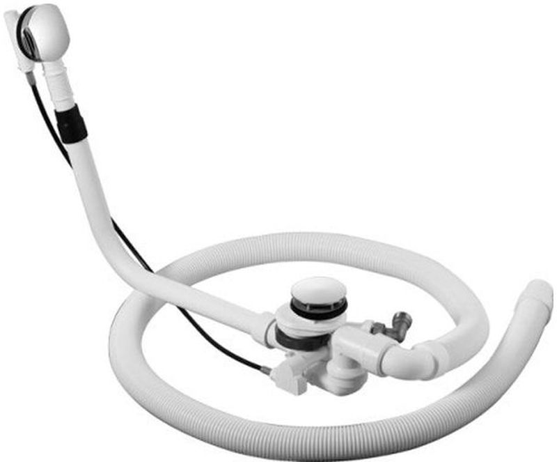 Duravit Quadroval siphon de baignoire chrome 791228000001000