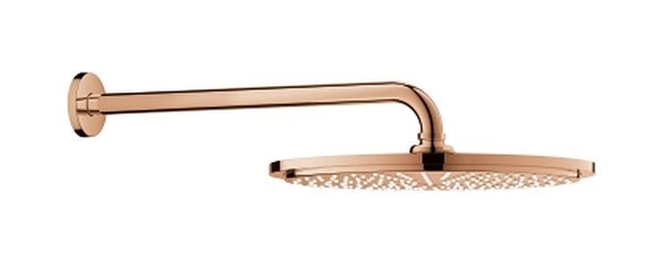 Grohe Rainshower douche à effet de pluie avec bras 31x31 cm circulaitre Warm Sunset 26066DA0