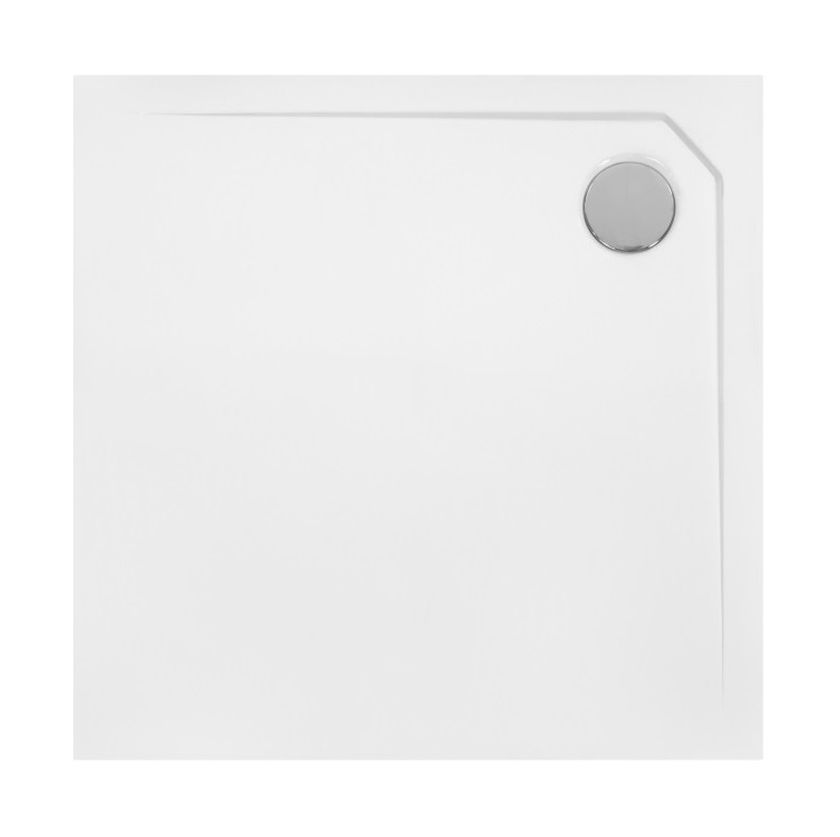 Besco Acro Ultraslim receveur de douche carré 90x90 cm blanc BMAC-90