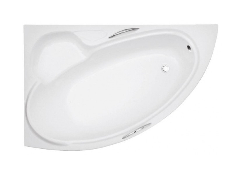 Besco Bianka baignoire d’angle 149.5x95 cm côté gauche blanc #WAB-150-NL