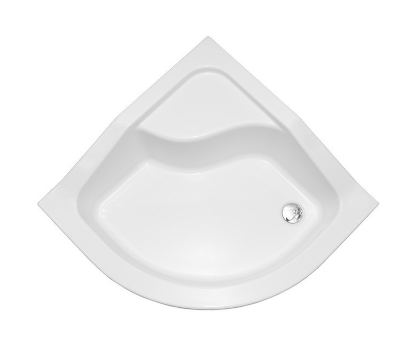 Besco Oliver receveur de douche semi-circulaire 90x90 cm blanc #BAO-90-NR
